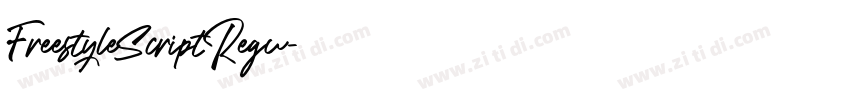 FreestyleScript Regu字体转换